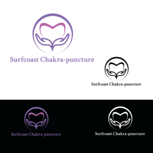 Logo Design by emptyboxgraphics for Surfcoast Chakra-puncture | Design: #17303997