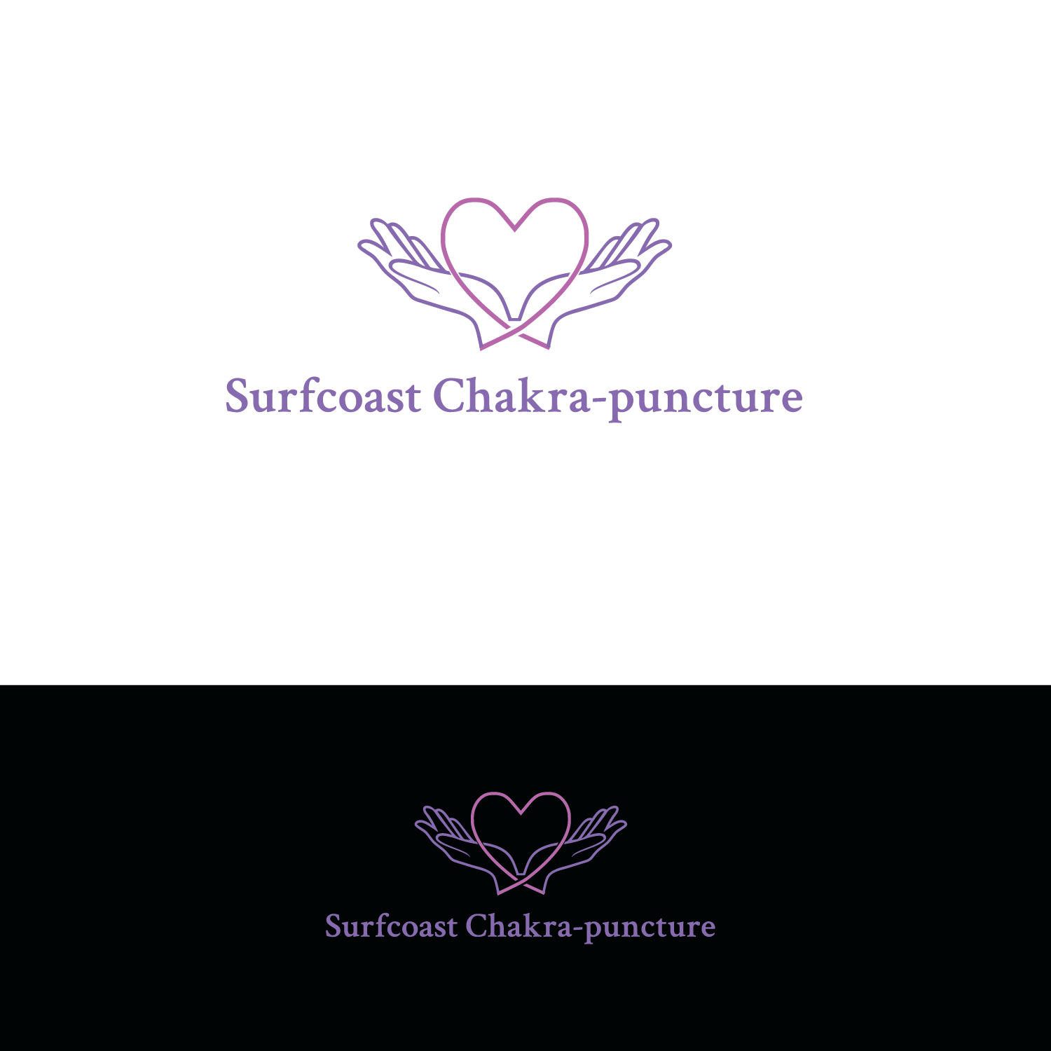 Logo Design by emptyboxgraphics for Surfcoast Chakra-puncture | Design #17318188