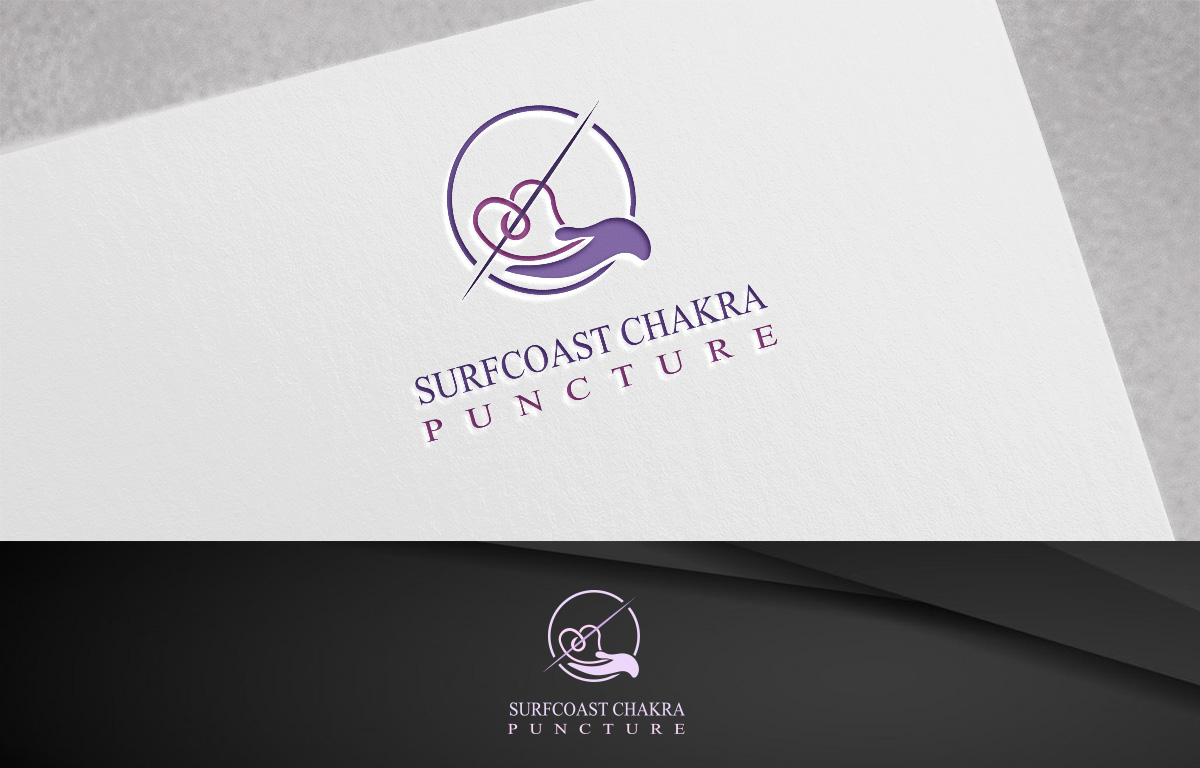 Logo Design by Wonderful design for Surfcoast Chakra-puncture | Design #17260760