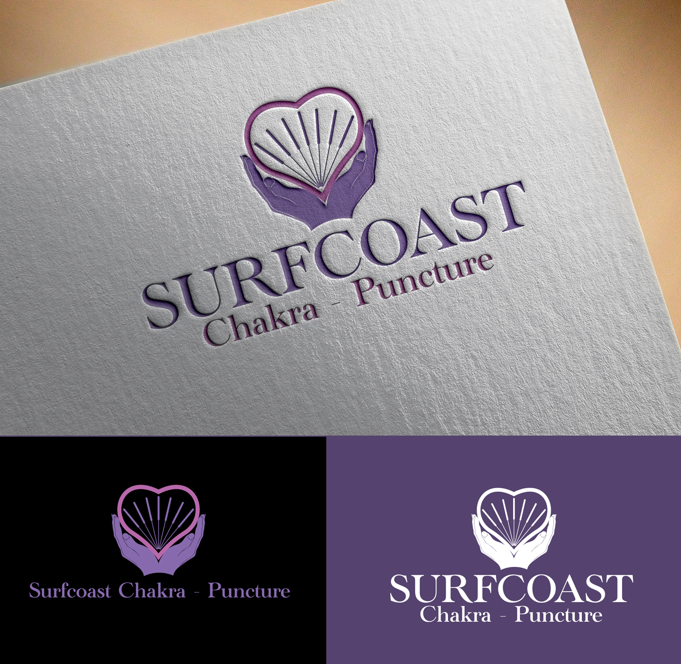Logo Design by opieq for Surfcoast Chakra-puncture | Design #17262192