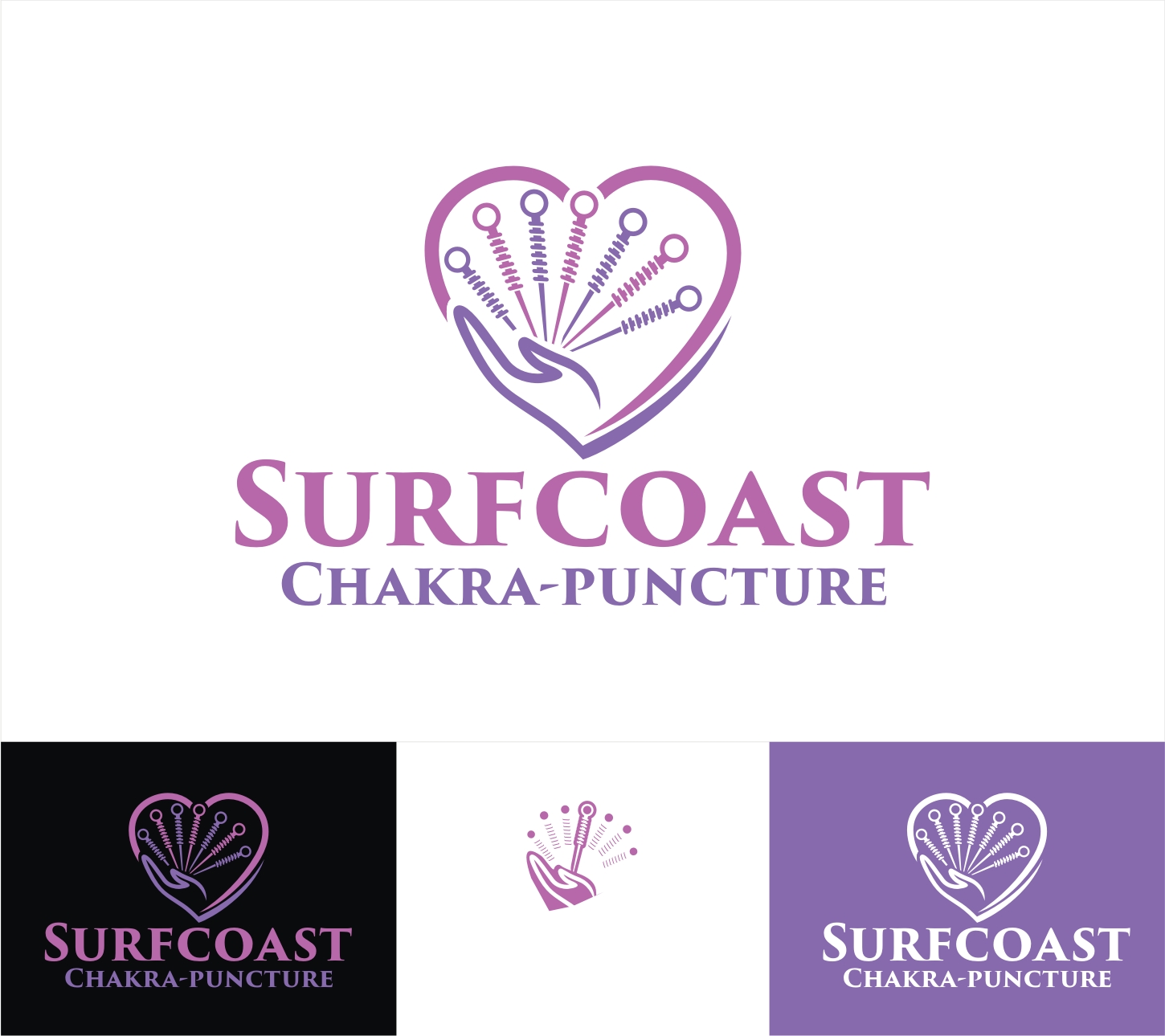 Logo Design by Soul Light for Surfcoast Chakra-puncture | Design #17259165