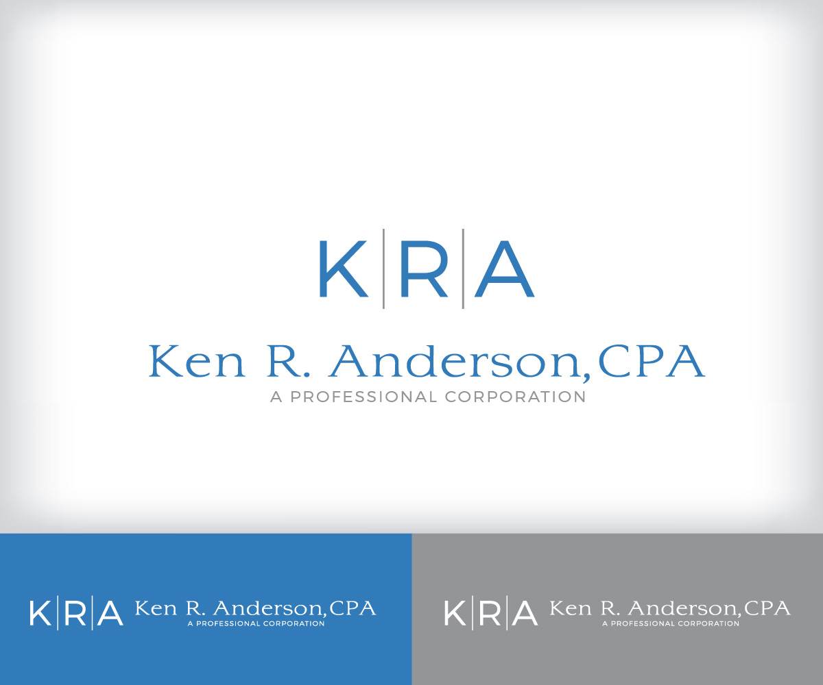 Logo Design by SpaGGy for Ken R Anderson, CPA, A Professional Corporation | Design #17318837