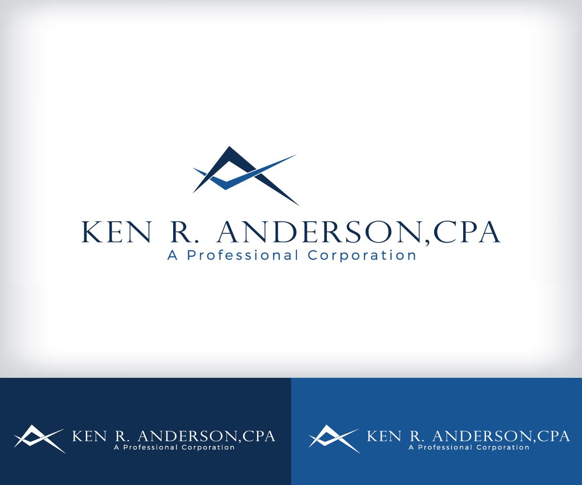 Logo Design by SpaGGy for Ken R Anderson, CPA, A Professional Corporation | Design #17318863