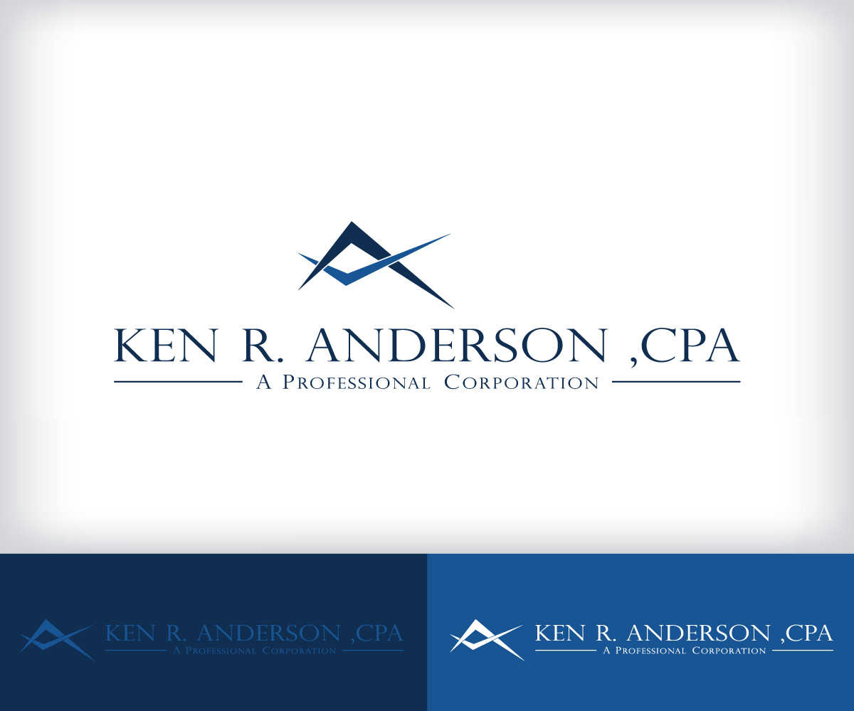 Logo Design by SpaGGy for Ken R Anderson, CPA, A Professional Corporation | Design #17322903