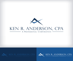 Logo Design by SpaGGy for Ken R Anderson, CPA, A Professional Corporation | Design #17379792