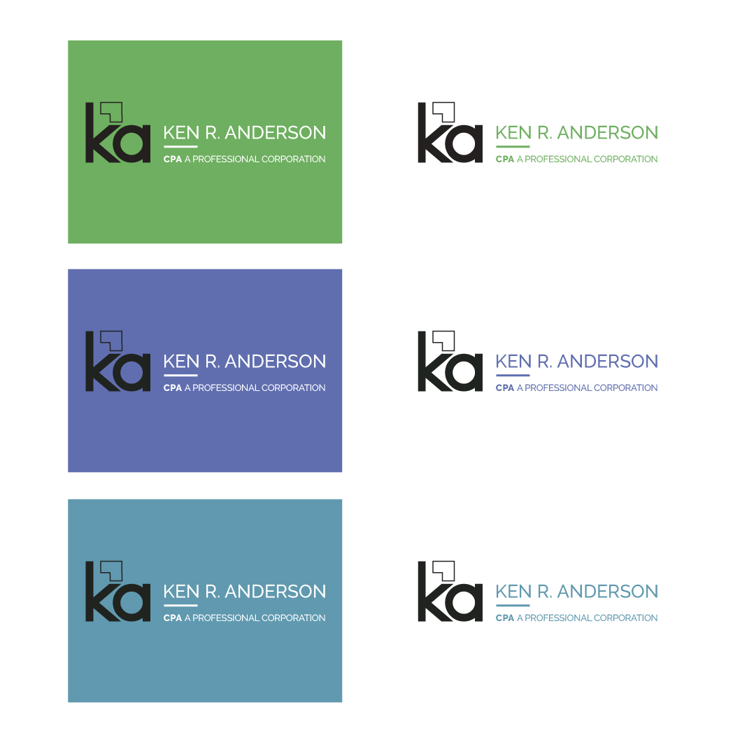 Logo Design by CanDoDesign for Ken R Anderson, CPA, A Professional Corporation | Design #17267291