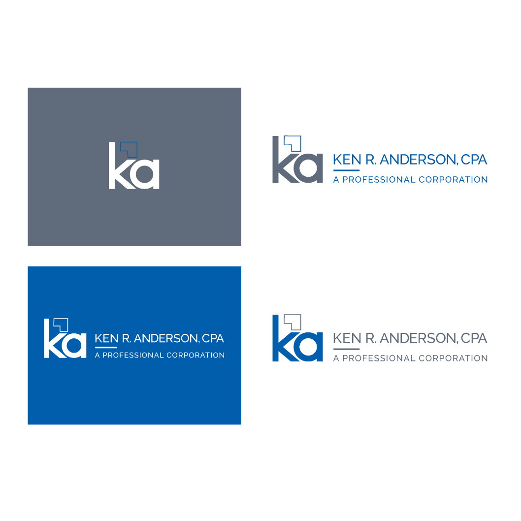 Logo Design by CanDoDesign for Ken R Anderson, CPA, A Professional Corporation | Design #17276602