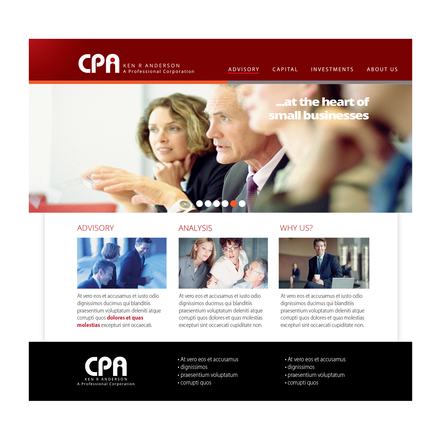 Logo Design by philipfitzsimmons for Ken R Anderson, CPA, A Professional Corporation | Design #17286164