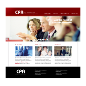 Logo Design by philipfitzsimmons for Ken R Anderson, CPA, A Professional Corporation | Design: #17286164