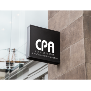 Logo Design by philipfitzsimmons for Ken R Anderson, CPA, A Professional Corporation | Design: #17286206