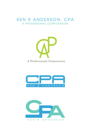 Logo Design by Club Flyer Studios for Ken R Anderson, CPA, A Professional Corporation | Design #17299725