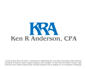 Logo Design by CreativeSrabon for Ken R Anderson, CPA, A Professional Corporation | Design: #17280332