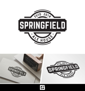 Springfield Ale House | Logo Design by Barney Stinson