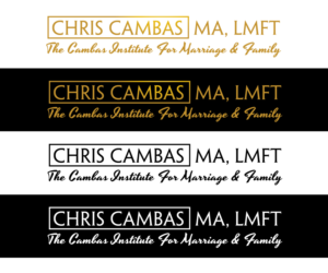 Chris Cambas MA, LMFT | The Cambas Institute For Marriage & Family | Logo Design by Maher Sh