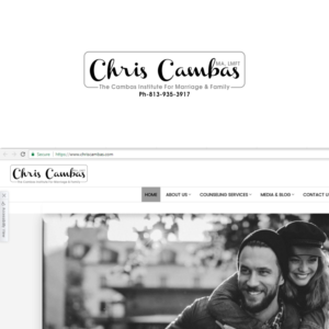 Chris Cambas MA, LMFT | The Cambas Institute For Marriage & Family | Logo Design by Basksh Designs