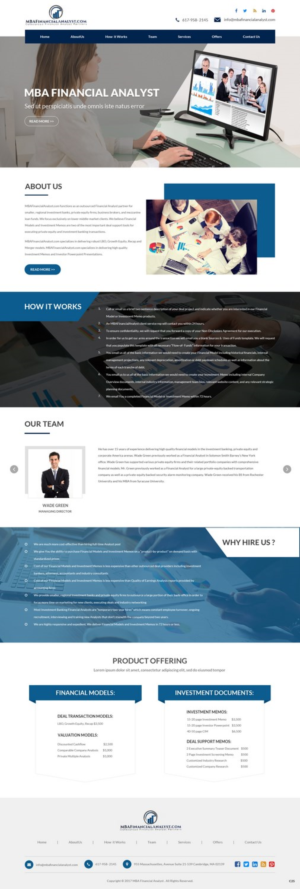 Web Design by pb for this project | Design: #17282331