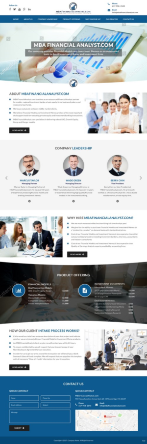 Web Design by pb for this project | Design: #17303605