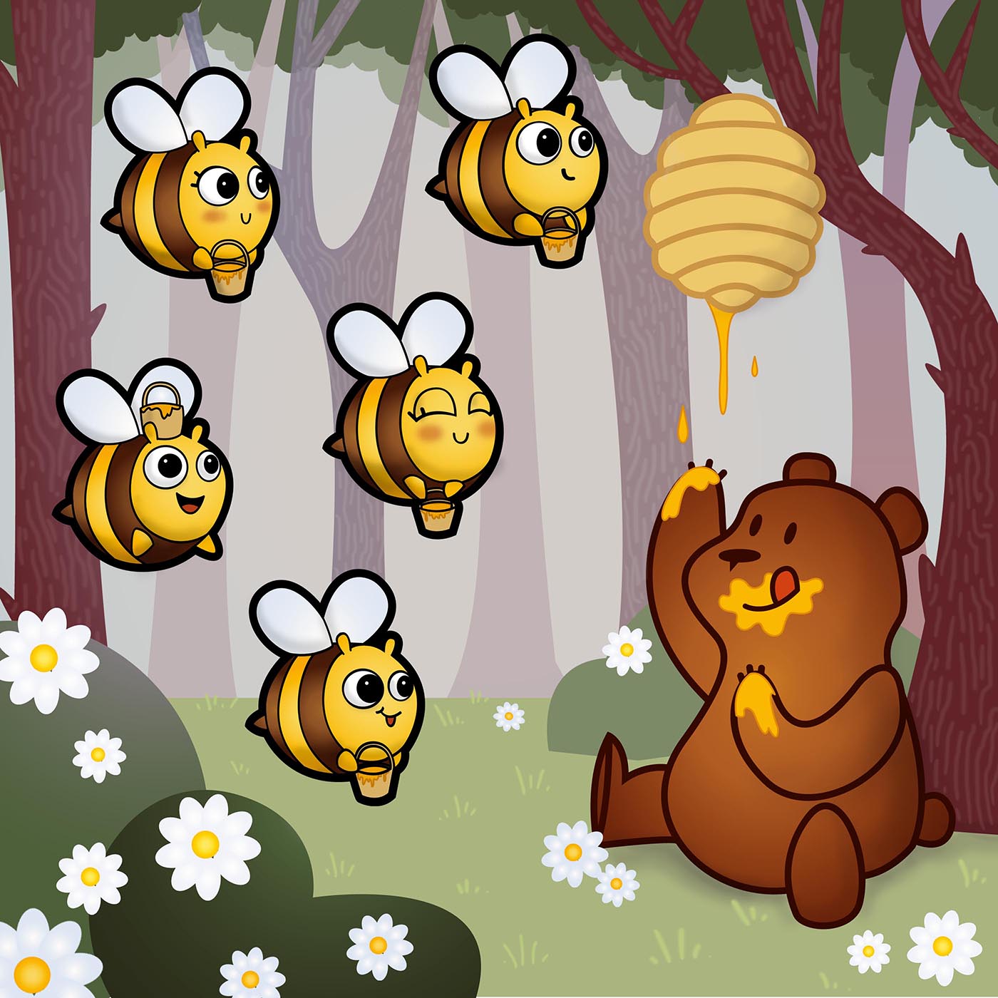 Illustration Design by Flying Fox for this project | Design #17318113