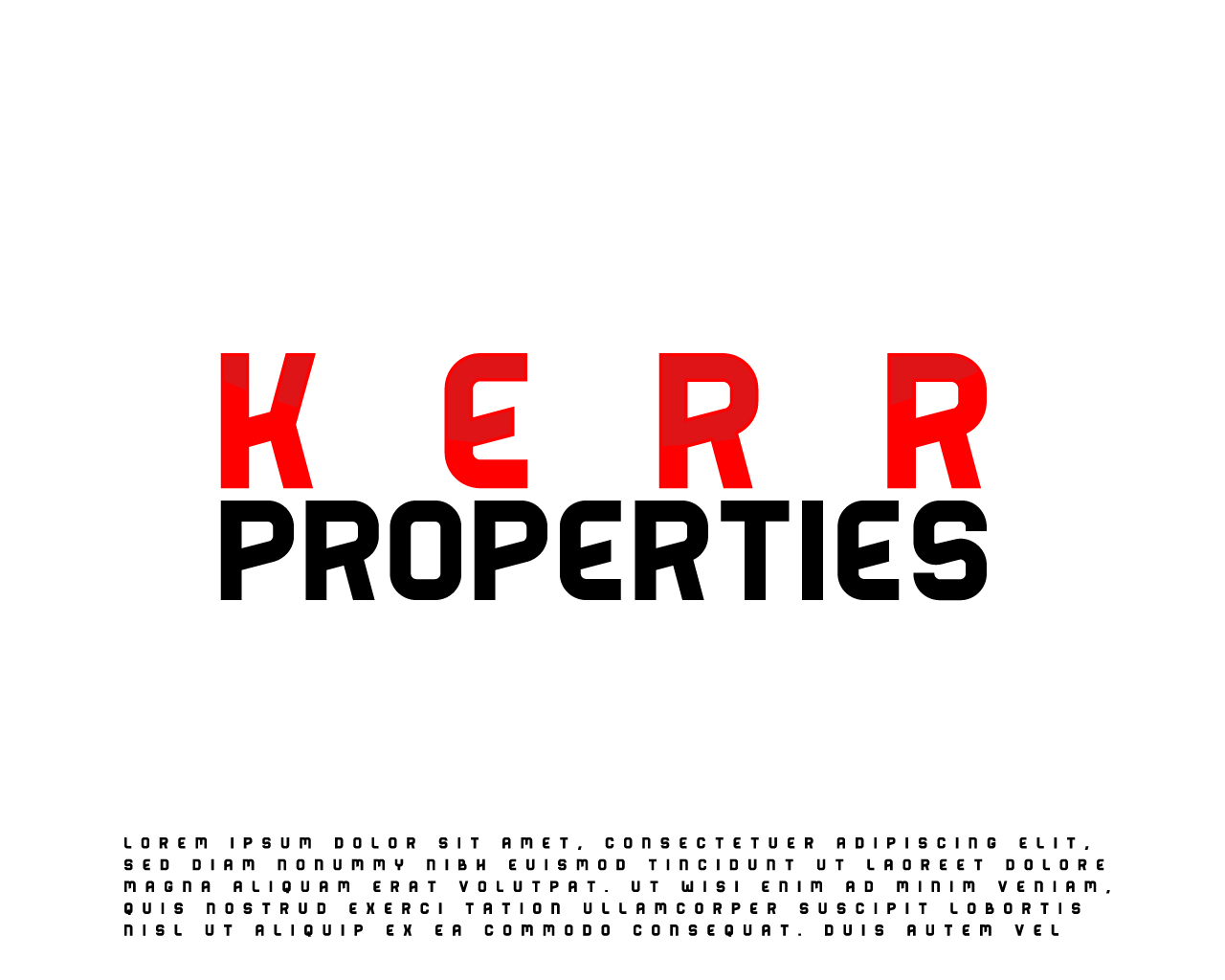 Logo Design by CreativeSrabon for Kerr Properties Ltd | Design #17280483