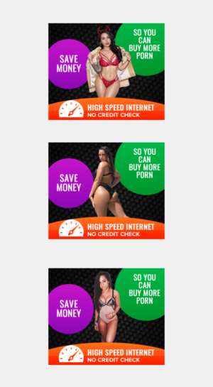 300 x 250 Web Ad for Porn Website | Design de Bannière  par Reimagine