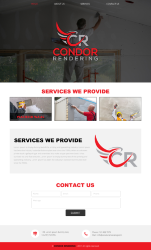 Web Design by rightway for Condor Rendering | Design: #17274210