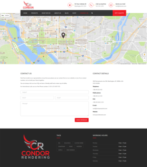Web Design by Spydaman for Condor Rendering | Design: #17310360
