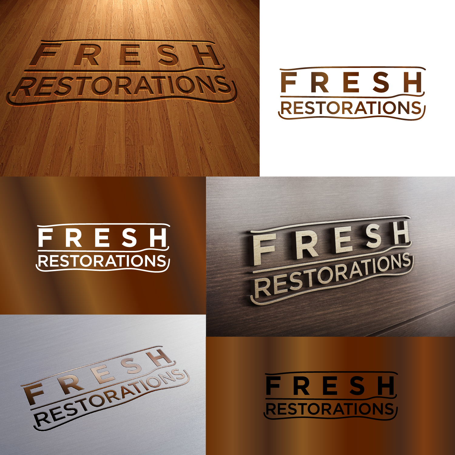 Upmarket, Elegant, Furniture Store Logo Design for Fresh Restorations tag line can be barn to