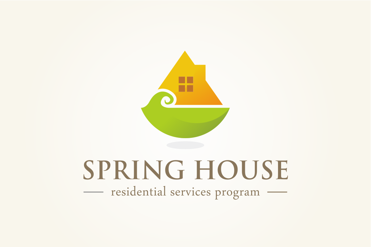 Residential Logo Design for Spring House Residential Services Program ...