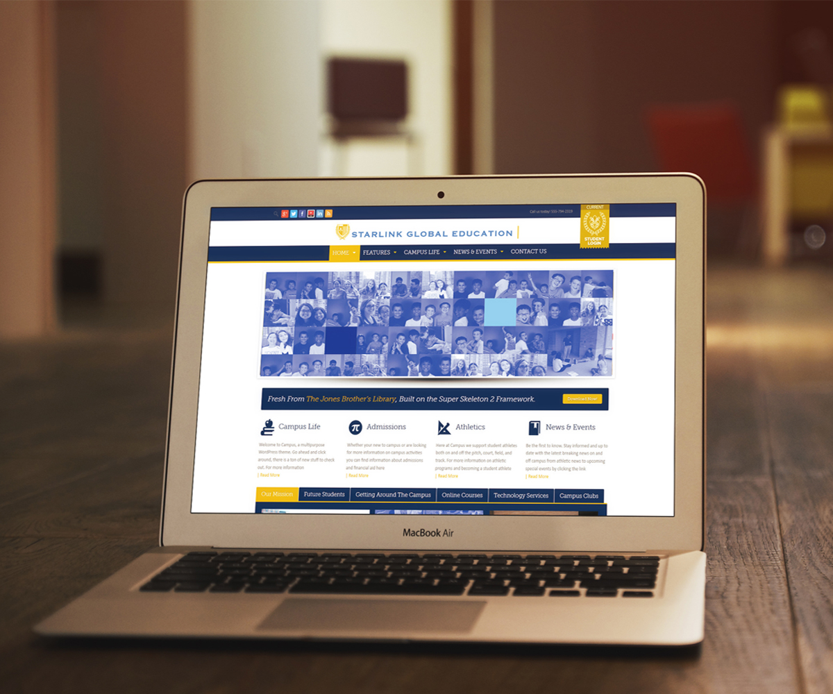 Wordpress Design by MEDIAMAKS for Starlink Global Education | Design #2712788