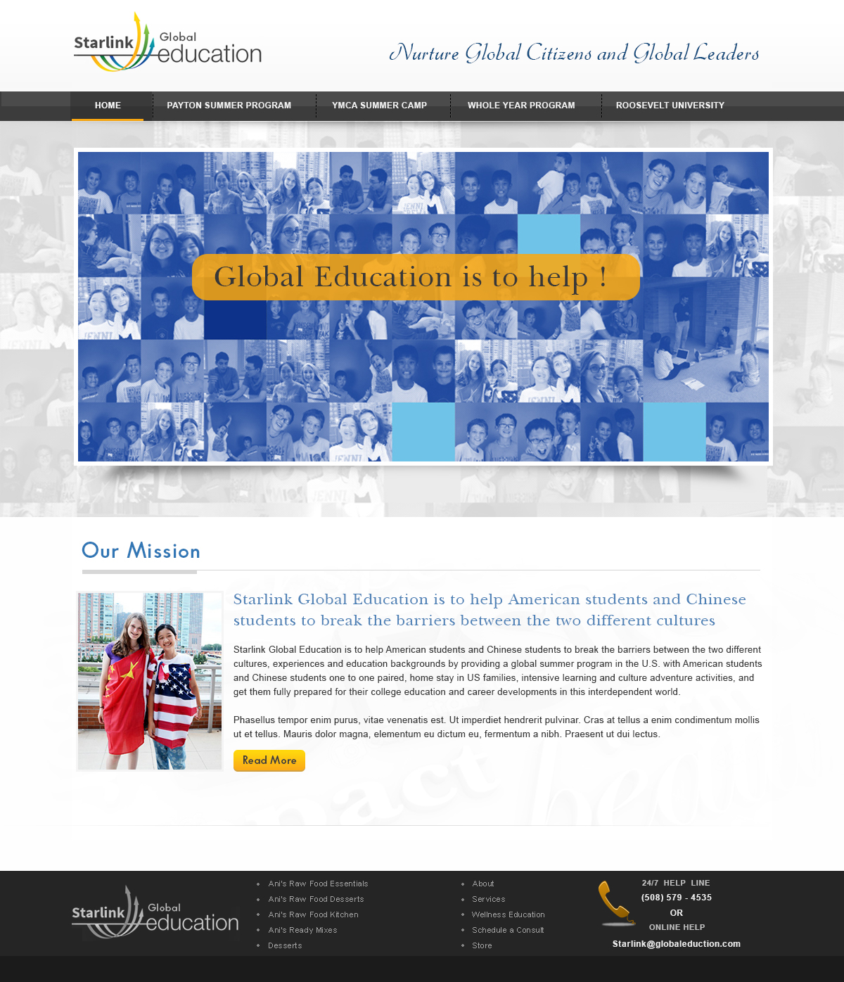 Wordpress Design by webxvision for Starlink Global Education | Design #2726990