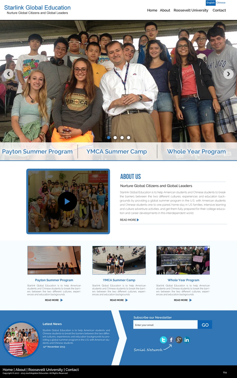 Diseño Wordpress por pb para Starlink Global Education | Diseño #2718934