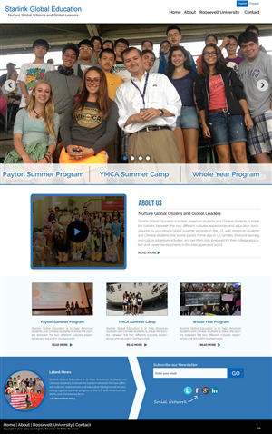 Design Wordpress par pb pour Starlink Global Education | Design : #2718934