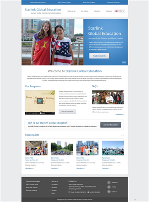 Design Wordpress par pb pour Starlink Global Education | Design : #2718945