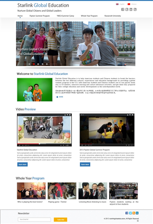 Design Wordpress par pb pour Starlink Global Education | Design : #2718949