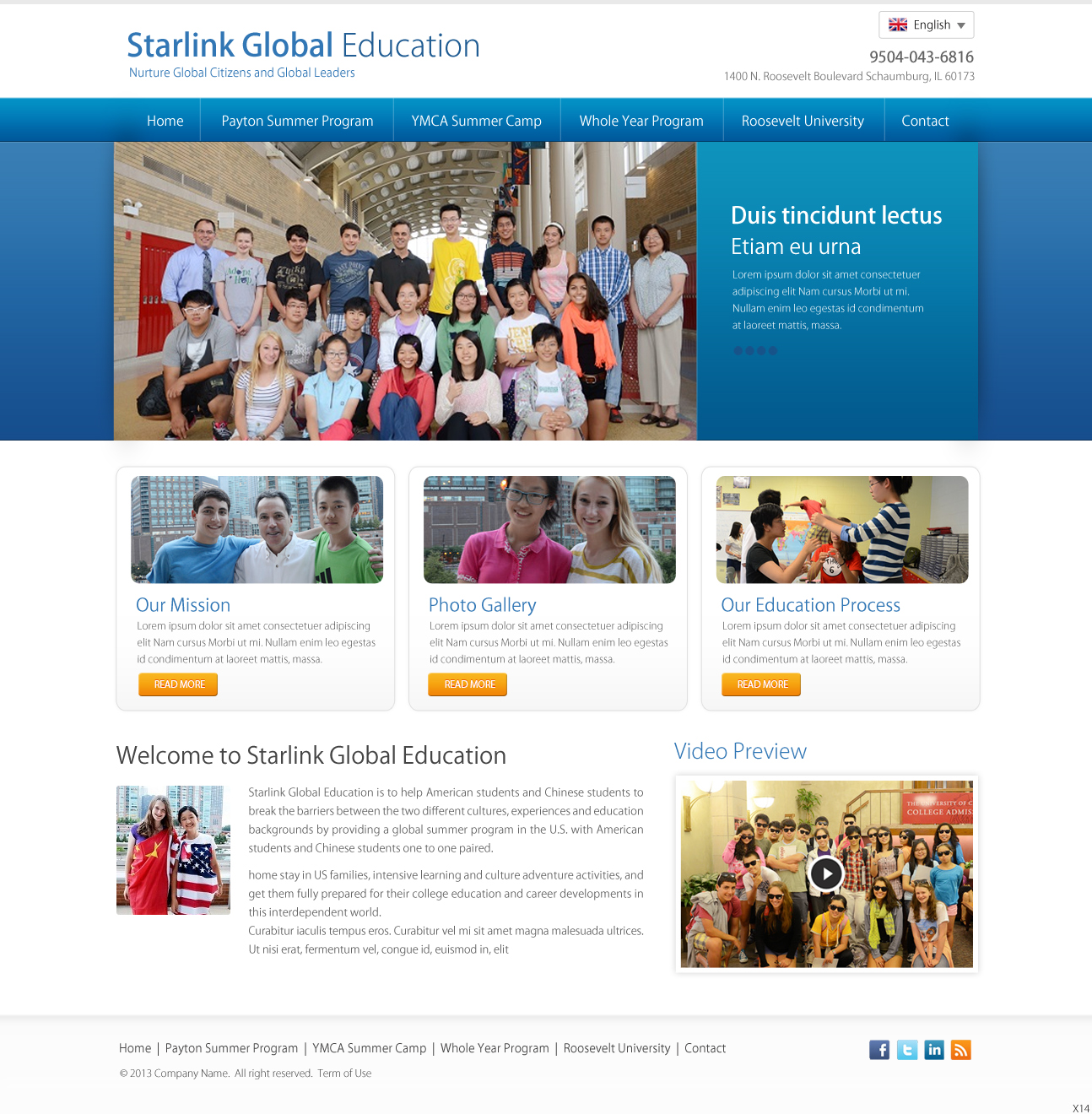 Diseño Wordpress por pb para Starlink Global Education | Diseño #2718964