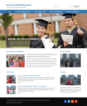 Design Wordpress par pb pour Starlink Global Education | Design : #2724262