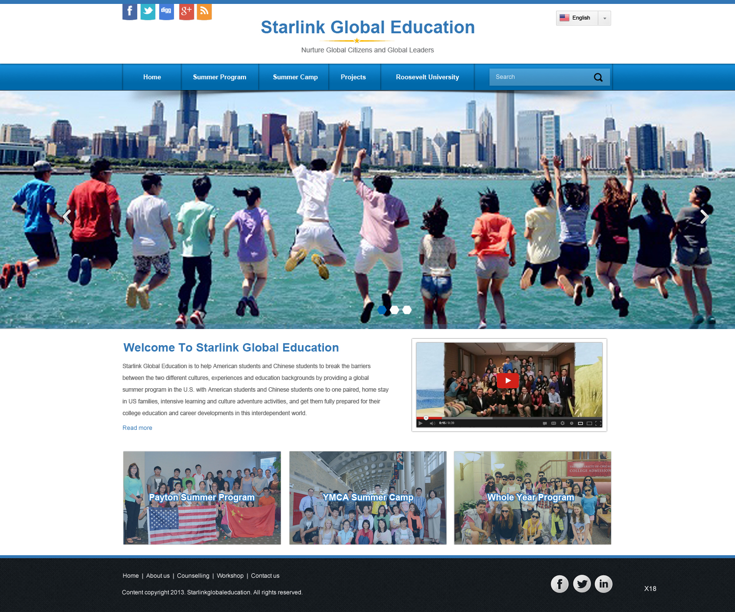 Diseño Wordpress por pb para Starlink Global Education | Diseño #2724267