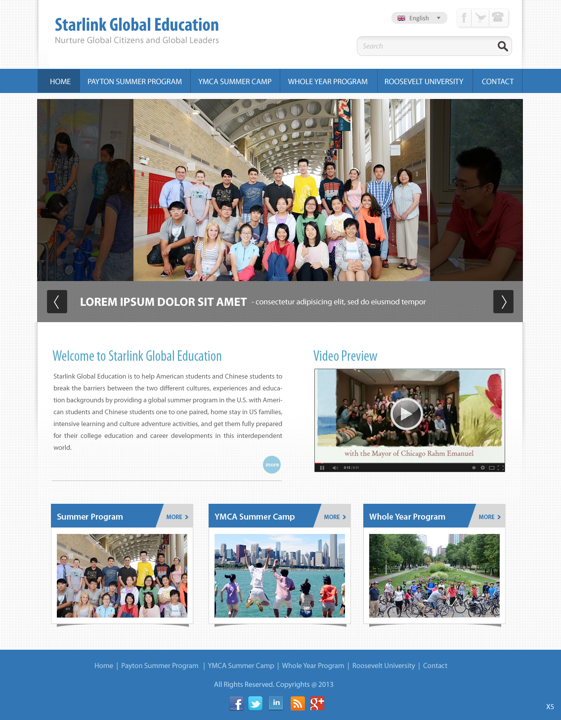 Diseño Wordpress por pb para Starlink Global Education | Diseño #2730218