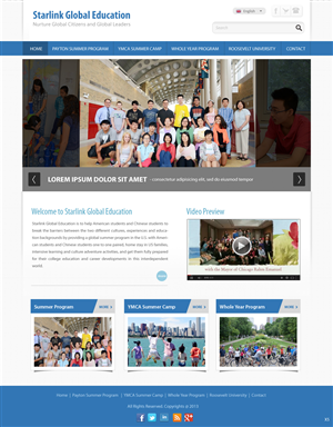 Design Wordpress par pb pour Starlink Global Education | Design : #2730218