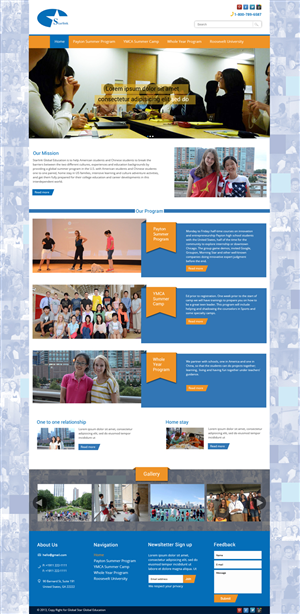 Design Wordpress par OM pour Starlink Global Education | Design : #2752828