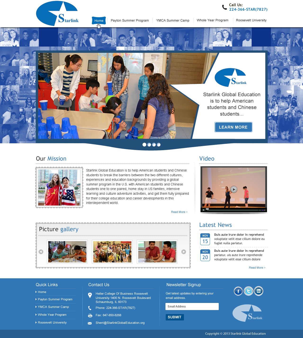 Diseño Wordpress por Sbss para Starlink Global Education | Diseño #2735833