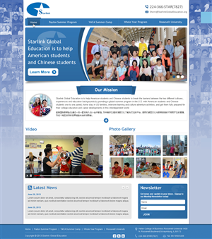 Design Wordpress par Sbss pour Starlink Global Education | Design : #2738652