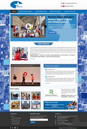 Design Wordpress par Sbss pour Starlink Global Education | Design : #2738660