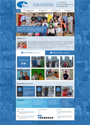 Diseño Wordpress por Creative Usha para Starlink Global Education | Diseño: #2753929