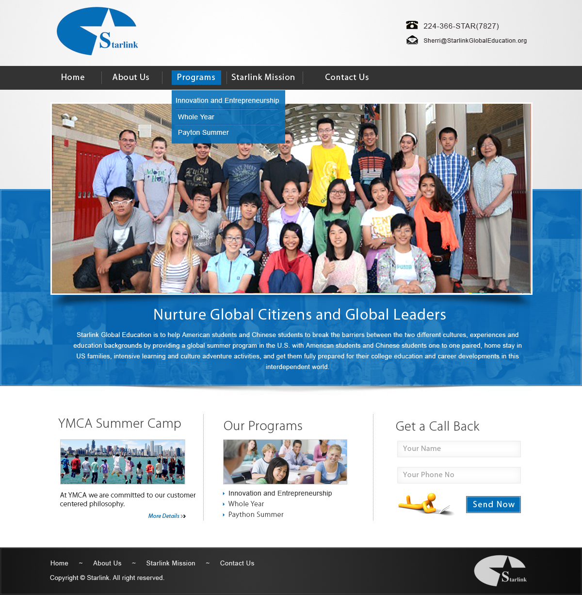 Design Wordpress par Creative X Designs pour Starlink Global Education | Design #2802703