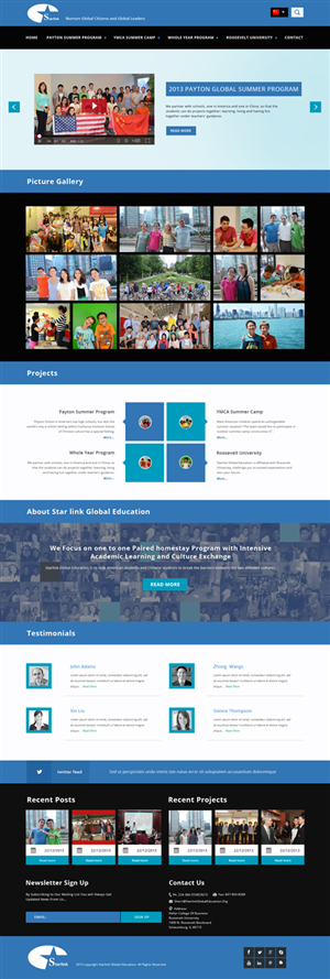 Diseño Wordpress por Da Miracle para Starlink Global Education | Diseño: #2899188