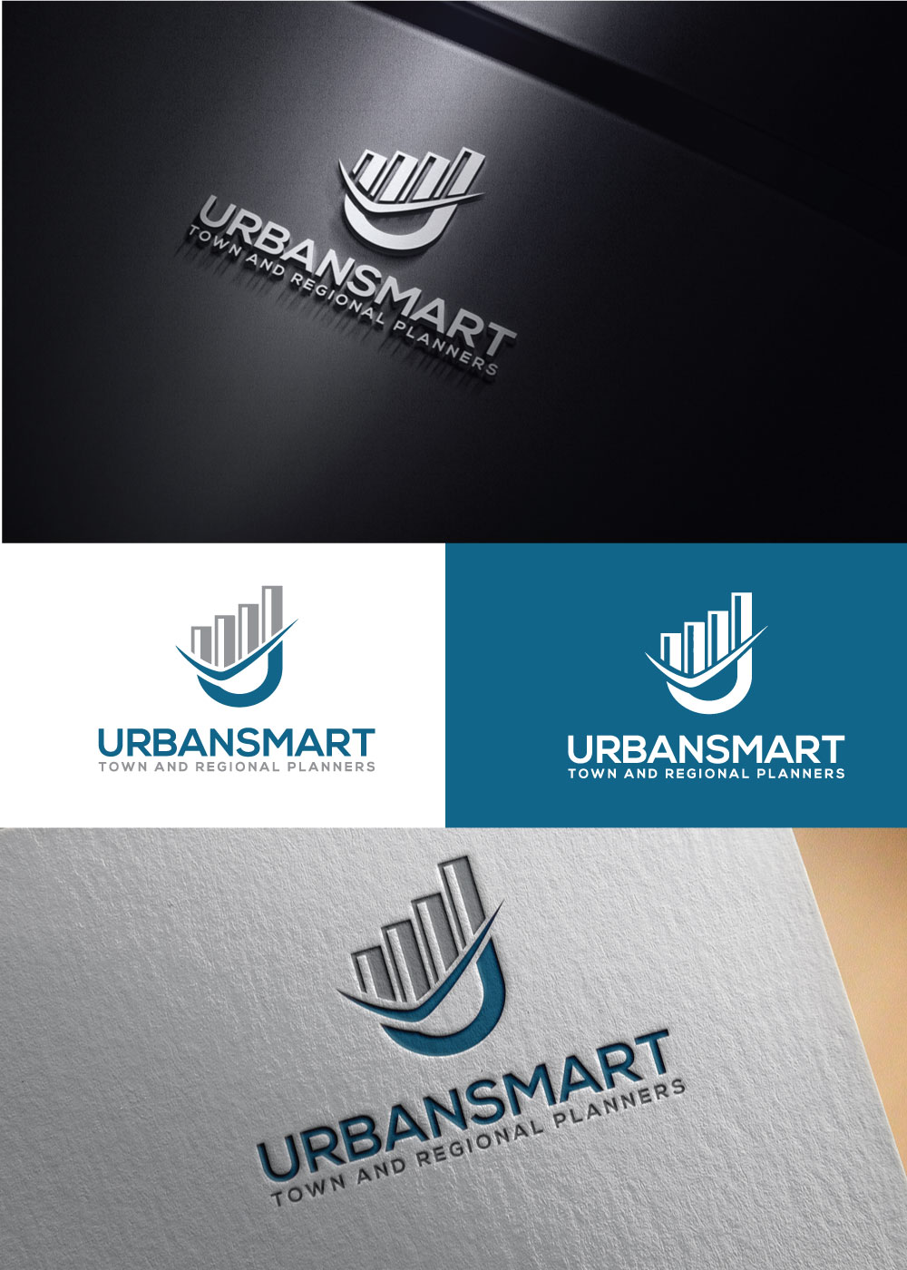 Logo Design by Niizam's for UrbanSmart Planning Studio | Design #17287215