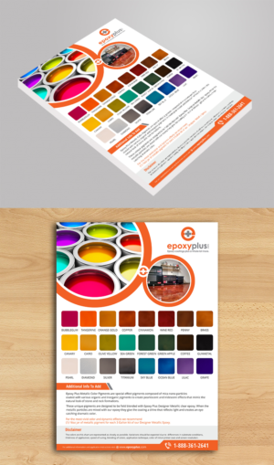 Design de Flyer par ecorokerz pour Epoxy Plus | Design #17279224