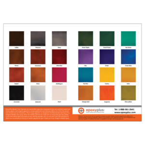 Epoxy Plus color chart design | Flyer Design by Skybluedesignstudio