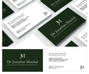 Diseño de Tarjeta de Presentación por Andrés Sebastián para Marshall Consulting Pte. Ltd. | Diseño #17376407